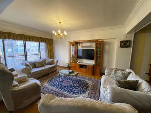 شقة على شارع التحرير اطلالة جزئية على النيل