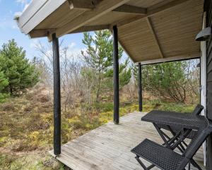 Charmerende skovhytte