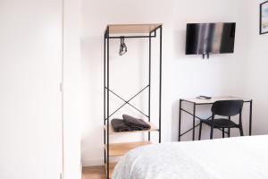 Appartements laresidence59300 : Chambre Double