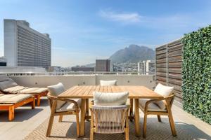 Urban Oasis Balcony Apartment Backup Powered