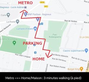 Villas R- Maison 6 chambres 3 min metro 10 lits PARC EXPO : photos des chambres