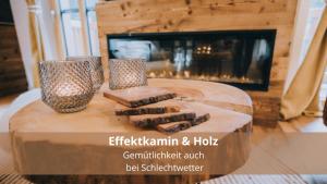 Chalet WaldHäusl luxuriöse Ferienwohnungen mit Sauna & Whirlpool, Kamin, Balkon oder Terrasse mit Bergblick