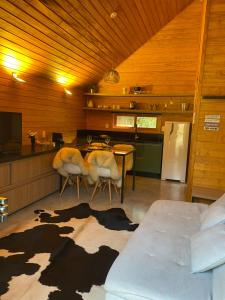 Cabana I com Banheira Hidro e Lareira - Chalet Mont Blanc - Urubici