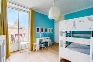 Maisons de vacances chateau - Le panoramique avec piscine : photos des chambres
