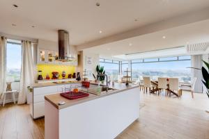 Maisons de vacances chateau - Le panoramique avec piscine : photos des chambres