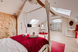 Maisons de vacances chateau - Le panoramique avec piscine : photos des chambres