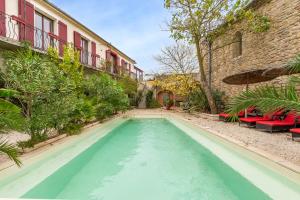 Maisons de vacances chateau - Le panoramique avec piscine : photos des chambres