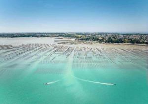 Appartements La Belle Mer by MRODBNB - Appart Neuf - Apercu Mer - 25m Plage & Resto - Cine - Cheminee - Popcorn : photos des chambres