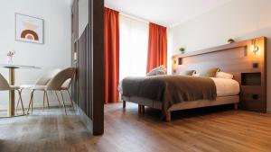 Appart'hotels Appart-hotel Le Corot - Acces Autonome - Saint-Junien Centre : photos des chambres