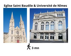 Appartements Les Esclafidous, centre ville- Proche Arenes & Maison Carree : photos des chambres