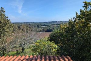 Maisons de vacances #Maison chaleureuse sur les hauteurs d-Aubiac# : photos des chambres