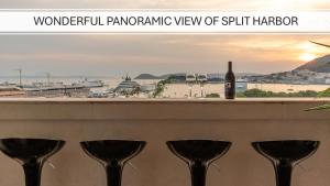 BREGOS SUPERIOR APARTMENT - unique design 3-BR - unbelievable panoramic view of Split - walking distance from UNESCO palace and Bacvice beach - free parking - BURALUX properties