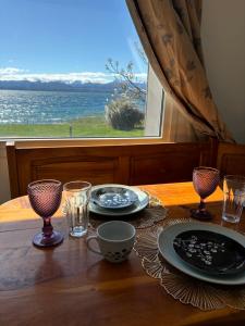 Lake bandurrias con vista infinita al Nahuel