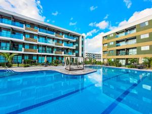 Mana Beach Top - Vista Piscina, 2Qts, Poucos Metros da Praia-Muro Alto