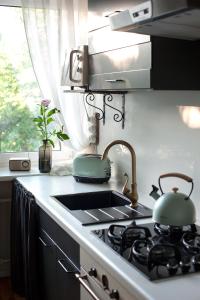 Teika No 2 Apartment-Retro on Brivibas street-free Parking