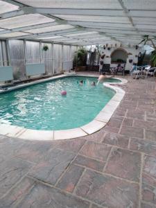 farm cottage with hottub