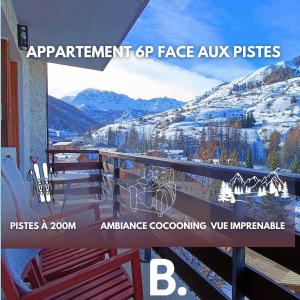 Appartements Cosy T2 6p - vue imprenable sur la station de Vars : photos des chambres