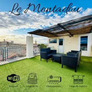 Le Montadou avec Roof Top - local vélosmotos - netflix - climatisation - Cuxac-dʼAude