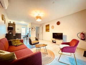 Maisons de vacances Le Montadou avec Roof Top - local velosmotos - netflix - climatisation : photos des chambres