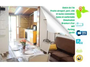 L'Escapade Antillaise, T2 calme, proche de tout, jardin - Dupuy