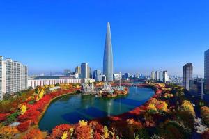 首尔 Seokchon Lake Memories Stay 4星级 住宿 大堂