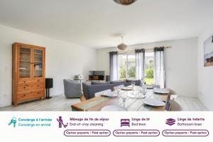 Maisons de vacances A 5 min de la plage - Maison 3 etoiles pour 6 : photos des chambres