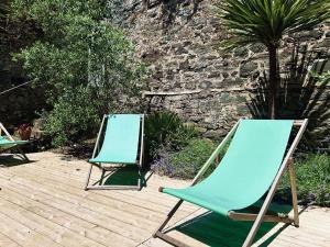 Maisons de vacances La Maison des Vignes - Terrasse & balcon : photos des chambres