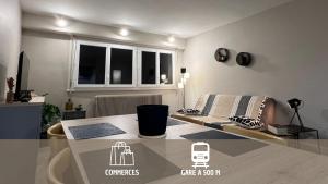 Appartements L-essentiel, studio tout equipe : photos des chambres