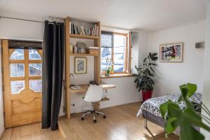 Chalet a Megeve-Vauvray - Grands Appartements , vue Mont Blanc : photos des chambres