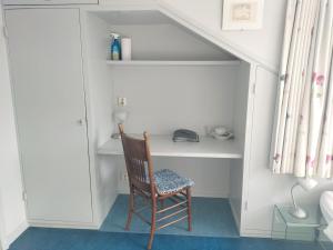 Historic canal house in green residential area