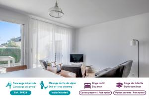Appartements Elegant appartement a quelques pas de la plage : photos des chambres