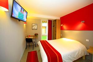 Hotels The Originals City, Hotel Albizia, Sarlat-la-Caneda (Inter-Hotel) : Chambre Double