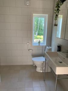 Hus med utsikt över Umeälven