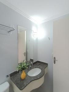 Flat com parque aquático