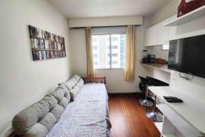 FLAT no Coração de SP, 1 Vaga, Camareira, Completo