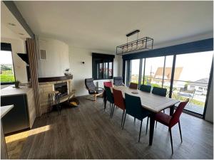 Maisons de vacances Maison avec vue mer sur les hauteurs d-Equihen-Plage : photos des chambres