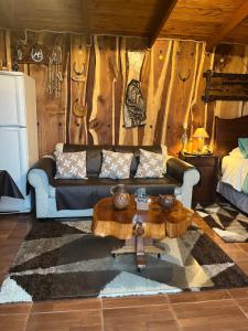 Cabaña rústica y elegante