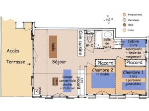 Appartements Appartement 3 pieces, 9 pers, ski aux pieds, Les Saisies - FR-1-810-22 : photos des chambres