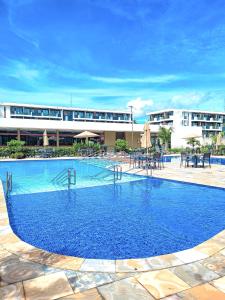 Flat Luxo Oasis do Mana 350m da praia, Polo Aquático-2Qts, 2Gar