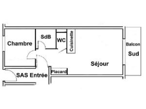 Appartements Appartement 2 pieces a 500m du centre, 5 couchages - FR-1-810-9 : Appartement