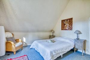 Maisons de vacances La Rocherie - Charmante maison avec piscine privee : photos des chambres