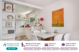 À 260m de la plage, bel appartement pour 4