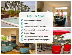 Villas La maison du Portzic - vue mer - wifi : photos des chambres