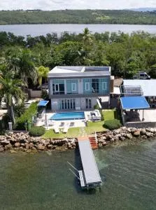 Ocean Front Luxury Villa with Pier and Heated Pool - Self Check In - VJ1 - La Parguera