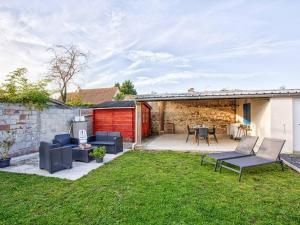 Maisons de vacances Maison de plain-pied avec jardin prive et terrasse a Cabourg - FR-1-788-40 : photos des chambres