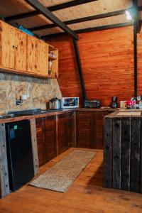 Chalé rústico na montanha