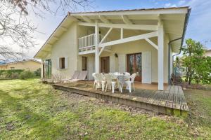 Maisons de vacances Lanton - 700m plage - Exterieur et charme : photos des chambres