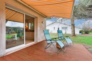 Maisons de vacances 700m plage d'Ares- Jardin et pins, maison pour 4 : photos des chambres