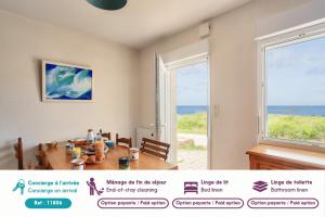 Vues mer - Accès direct plage - 4 adultes 3 enfants