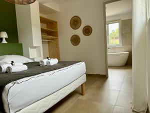 Appartement Mare è Machja avec piscine et vue mer